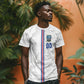 Cabo Verde Kopa di Mundu Custom T shirt Atlantic Waves White Edition