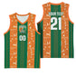 Cote d'Ivoire N'glo Wa Klo Custom Basketball Jersey Baoule Textile Edition