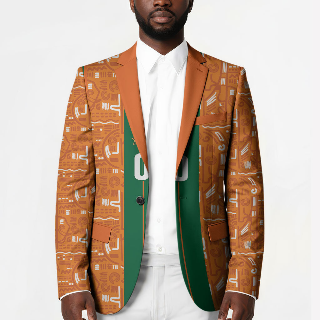 Cote d'Ivoire N'glo Wa Klo Custom Blazer Baoule Textile Edition