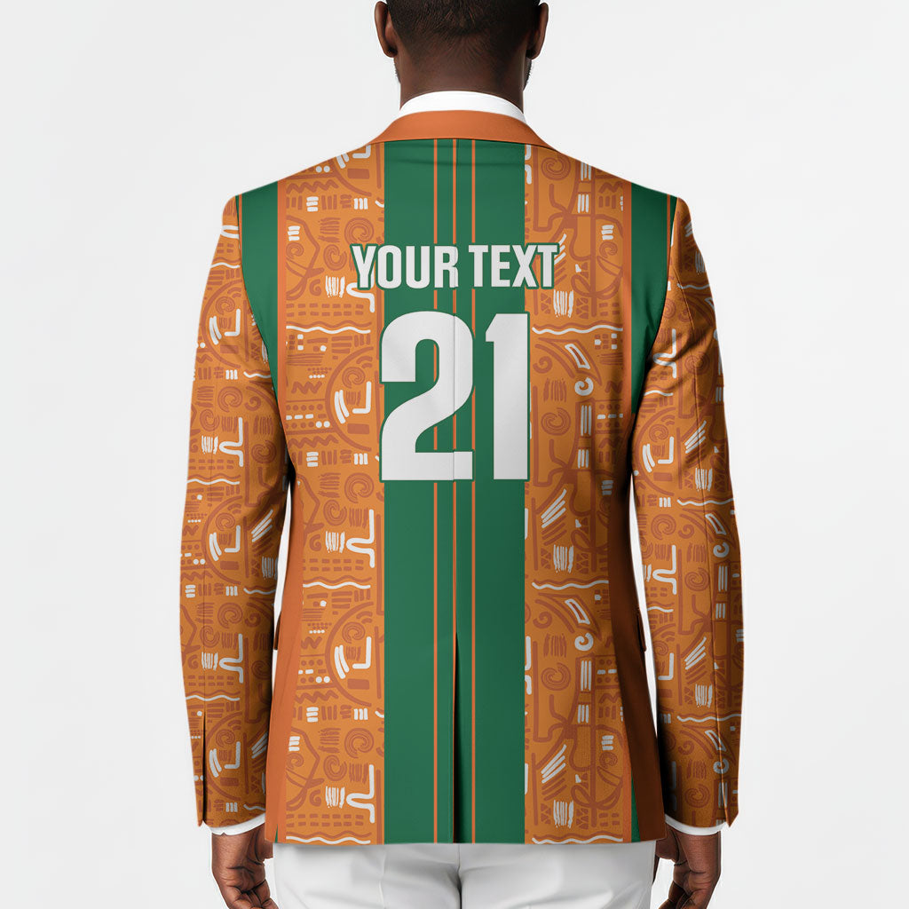 Cote d'Ivoire N'glo Wa Klo Custom Blazer Baoule Textile Edition