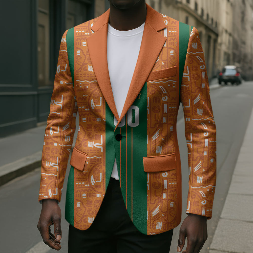 Cote d'Ivoire N'glo Wa Klo Custom Blazer Baoule Textile Edition