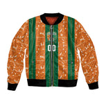 Cote d'Ivoire N'glo Wa Klo Custom Bomber Jacket Baoule Textile Edition