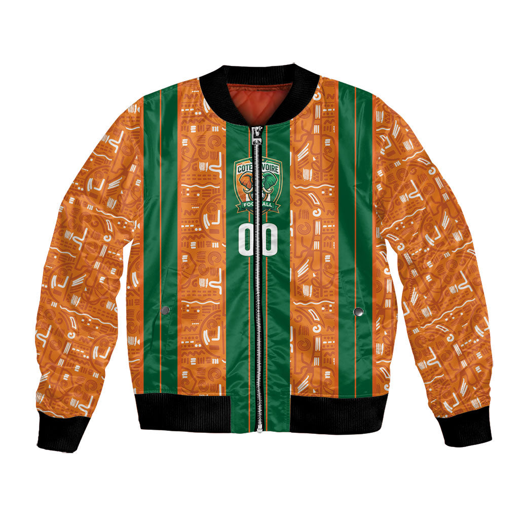 Cote d'Ivoire N'glo Wa Klo Custom Bomber Jacket Baoule Textile Edition