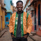 Cote d'Ivoire N'glo Wa Klo Custom Bomber Jacket Baoule Textile Edition