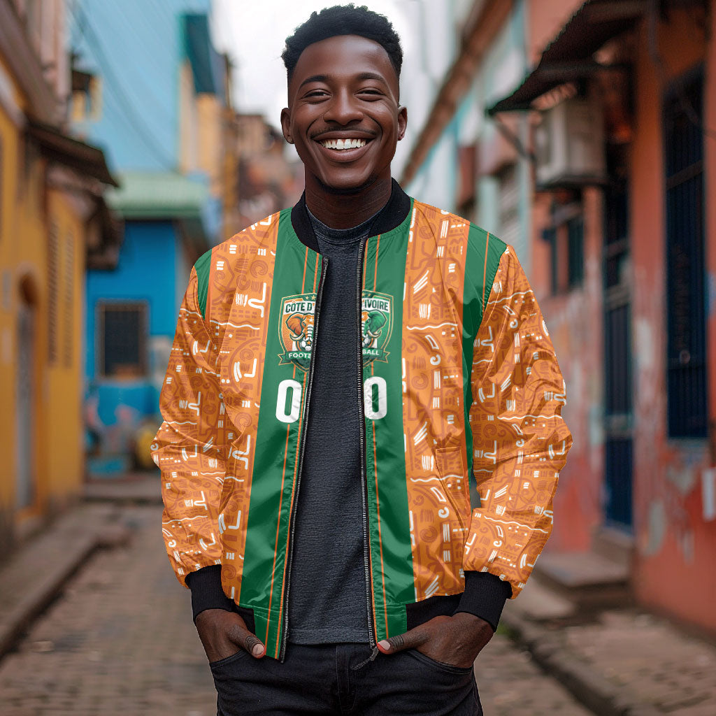 Cote d'Ivoire N'glo Wa Klo Custom Bomber Jacket Baoule Textile Edition