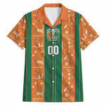 Cote d'Ivoire N'glo Wa Klo Custom Hawaiian Shirt Baoule Textile Edition