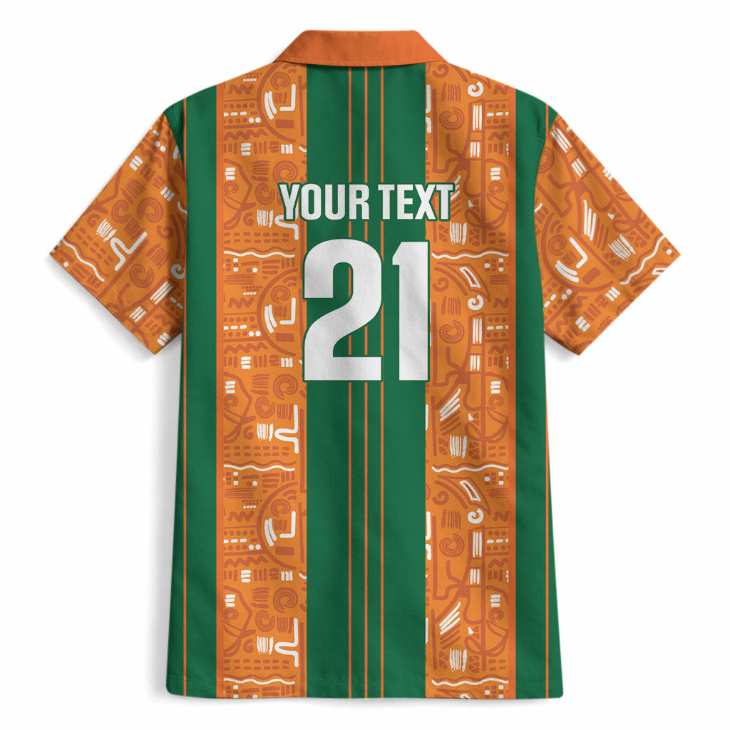 Cote d'Ivoire N'glo Wa Klo Custom Hawaiian Shirt Baoule Textile Edition