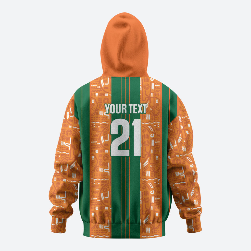 Cote d'Ivoire N'glo Wa Klo Custom Hoodie Baoule Textile Edition