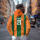 Cote d'Ivoire N'glo Wa Klo Custom Hoodie Baoule Textile Edition