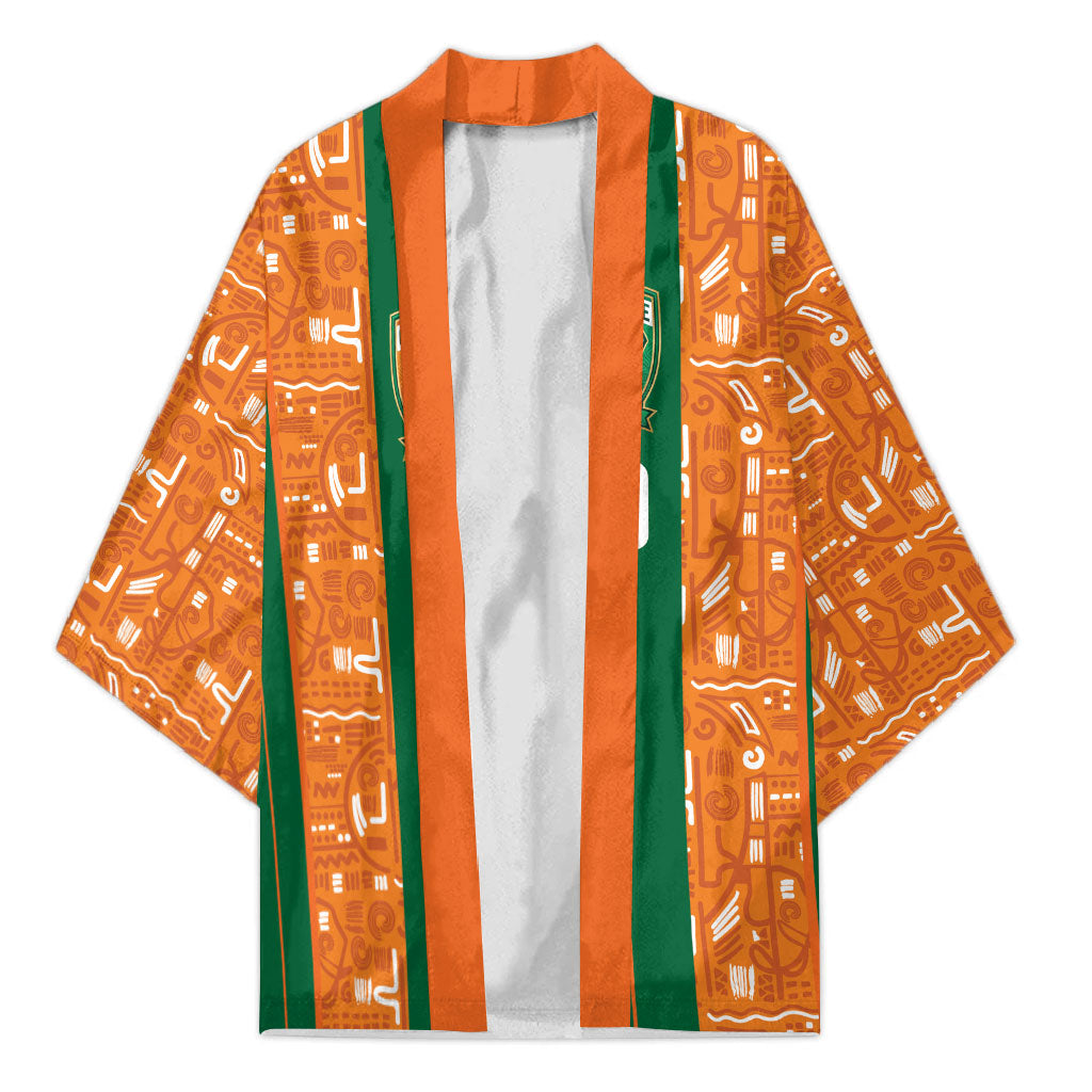 Cote d'Ivoire N'glo Wa Klo Custom Kimono Baoule Textile Edition