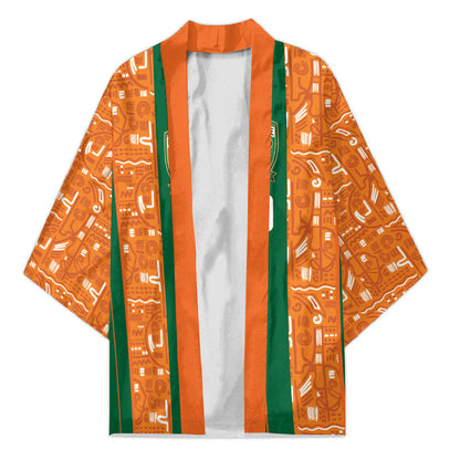 Cote d'Ivoire N'glo Wa Klo Custom Kimono Baoule Textile Edition
