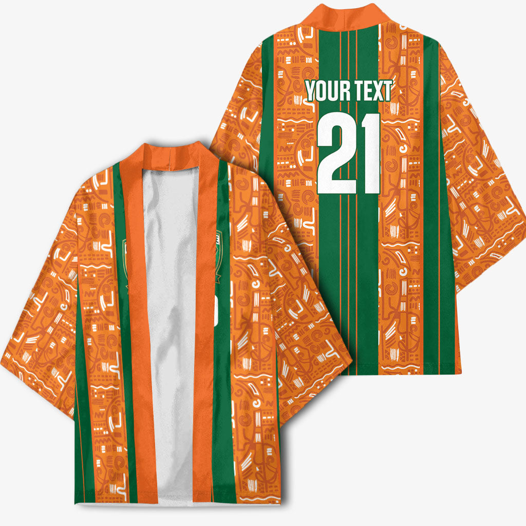 Cote d'Ivoire N'glo Wa Klo Custom Kimono Baoule Textile Edition