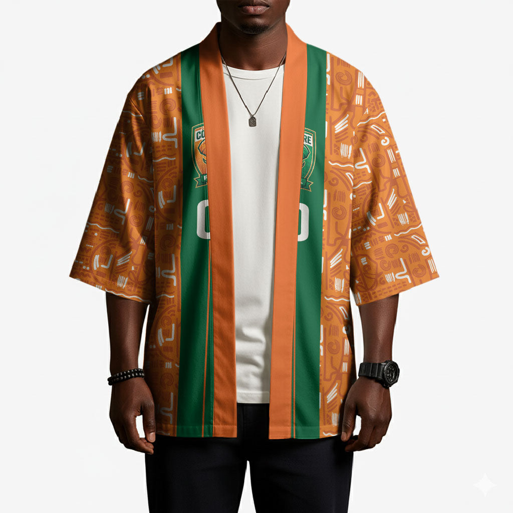 Cote d'Ivoire N'glo Wa Klo Custom Kimono Baoule Textile Edition
