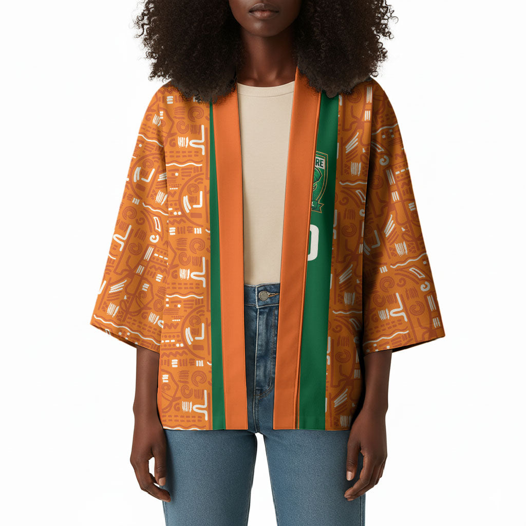Cote d'Ivoire N'glo Wa Klo Custom Kimono Baoule Textile Edition