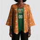Cote d'Ivoire N'glo Wa Klo Custom Kimono Sleeve Blouse Baoule Textile Edition