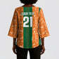Cote d'Ivoire N'glo Wa Klo Custom Kimono Sleeve Blouse Baoule Textile Edition