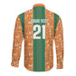 Cote d'Ivoire N'glo Wa Klo Custom Long Sleeve Button Shirt Baoule Textile Edition