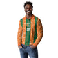 Cote d'Ivoire N'glo Wa Klo Custom Long Sleeve Polo Shirt Baoule Textile Edition