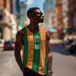 Cote d'Ivoire N'glo Wa Klo Custom Men Tank Top Baoule Textile Edition