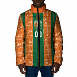 Cote d'Ivoire N'glo Wa Klo Custom Padded Jacket Baoule Textile Edition
