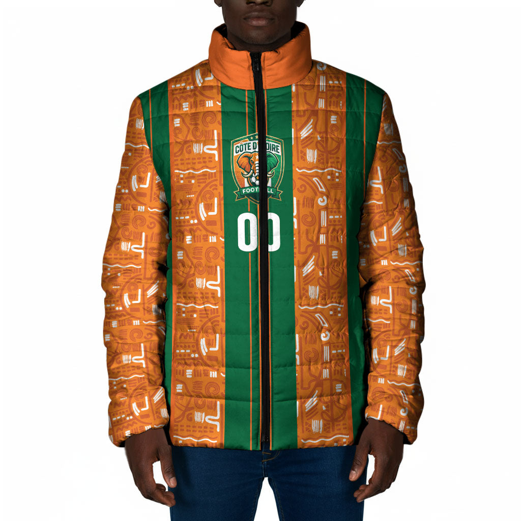 Cote d'Ivoire N'glo Wa Klo Custom Padded Jacket Baoule Textile Edition