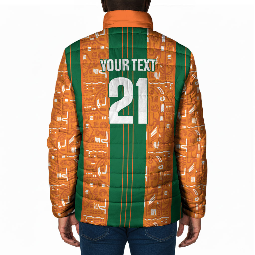 Cote d'Ivoire N'glo Wa Klo Custom Padded Jacket Baoule Textile Edition