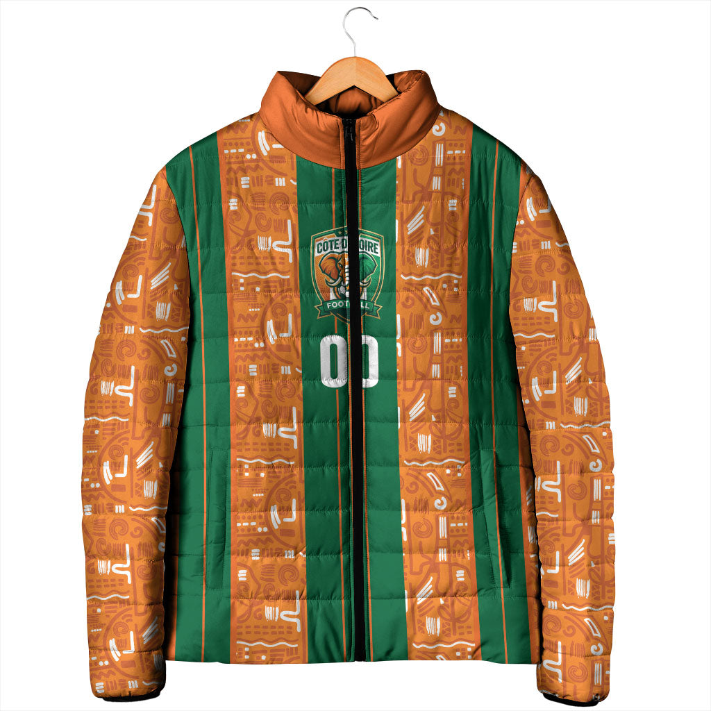 Cote d'Ivoire N'glo Wa Klo Custom Padded Jacket Baoule Textile Edition