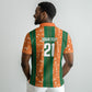 Cote d'Ivoire N'glo Wa Klo Custom Polo Shirt Baoule Textile Edition LT9
