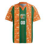 Cote d'Ivoire N'glo Wa Klo Custom Rugby Jersey Baoule Textile Edition
