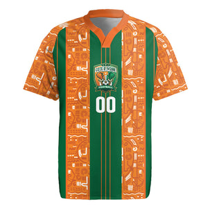 Cote d'Ivoire N'glo Wa Klo Custom Rugby Jersey Baoule Textile Edition