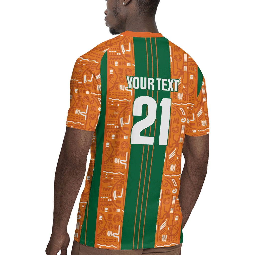 Cote d'Ivoire N'glo Wa Klo Custom Rugby Jersey Baoule Textile Edition