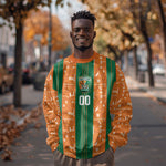 Cote d'Ivoire N'glo Wa Klo Custom Sweatshirt Baoule Textile Edition