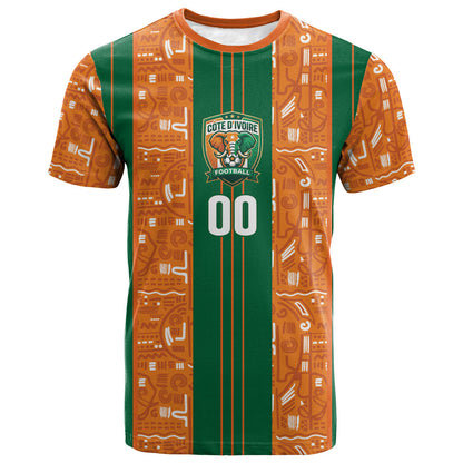 Cote d'Ivoire N'glo Wa Klo Custom T shirt Baoule Textile Edition