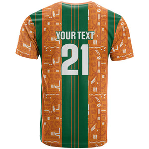 Cote d'Ivoire N'glo Wa Klo Custom T shirt Baoule Textile Edition