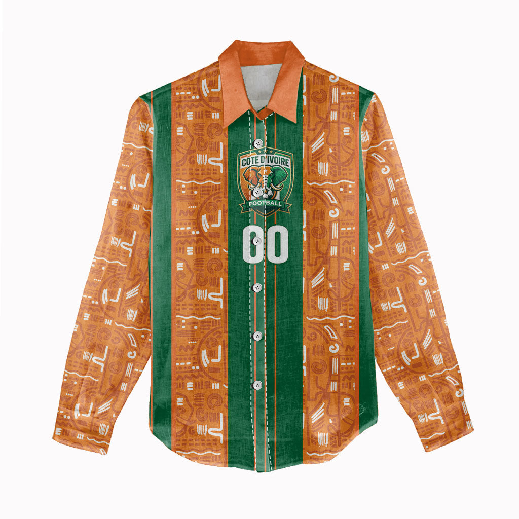 Cote d'Ivoire N'glo Wa Klo Custom Women Casual Shirt Baoule Textile Edition