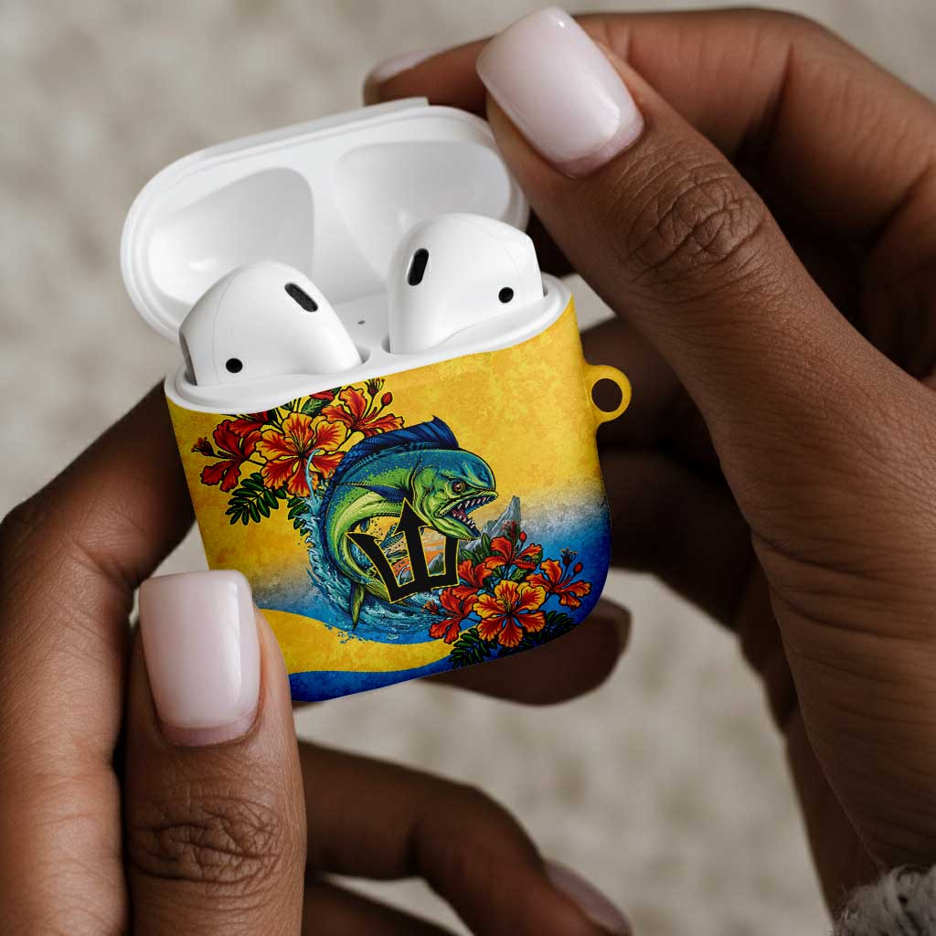 Black Barbadians Mahi-mahi Trident AirPods Case