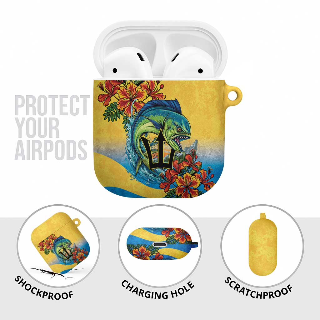 Black Barbadians Mahi-mahi Trident AirPods Case