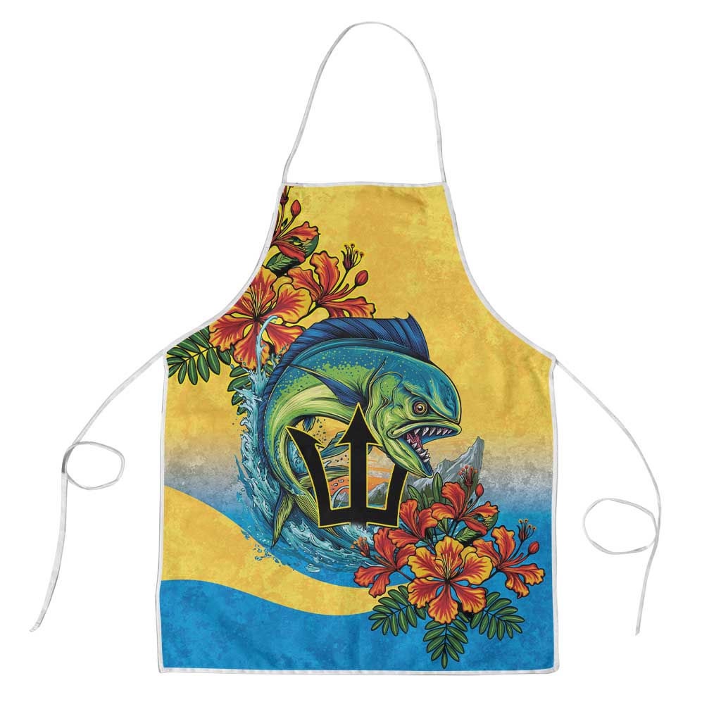 Black Barbadians Mahi-mahi Trident Apron