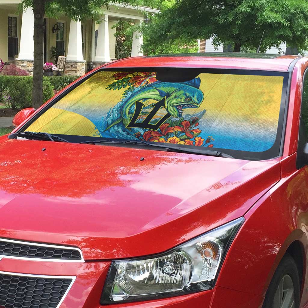 Black Barbadians Mahi-mahi Trident Auto Sun Shade