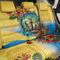 Black Barbadians Mahi-mahi Trident Back Car Seat Cover - African Pride