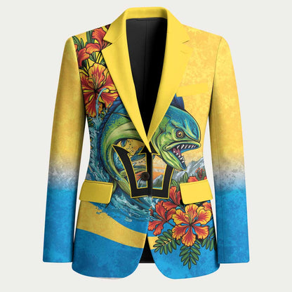 Black Barbadians Mahi-mahi Trident Blazer