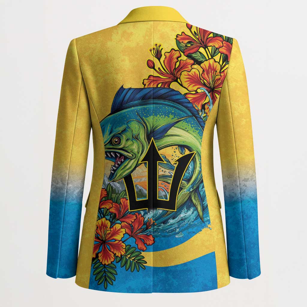 Black Barbadians Mahi-mahi Trident Blazer