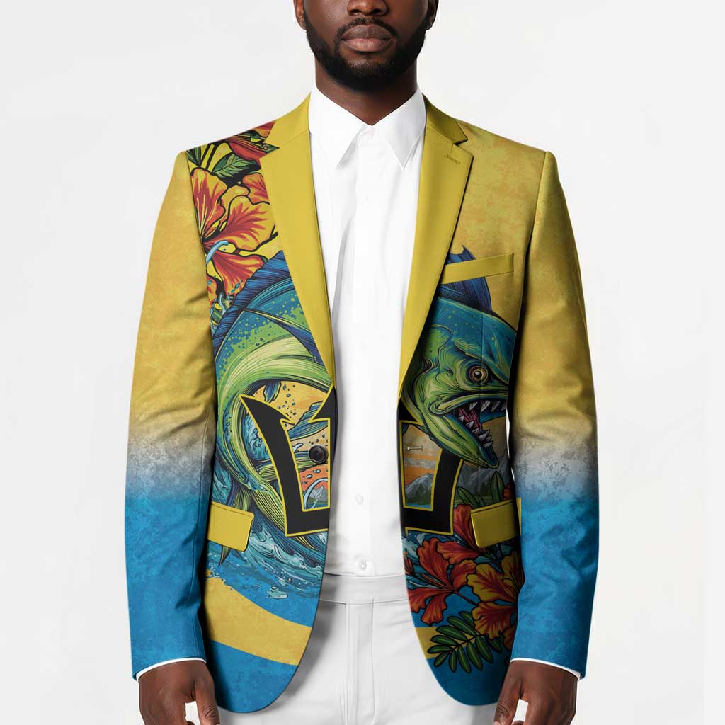 Black Barbadians Mahi-mahi Trident Blazer