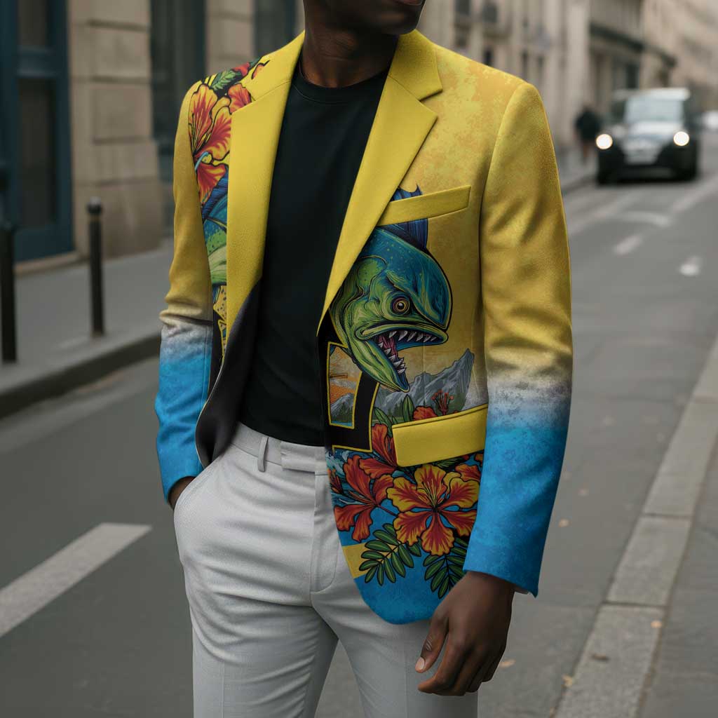Black Barbadians Mahi-mahi Trident Blazer
