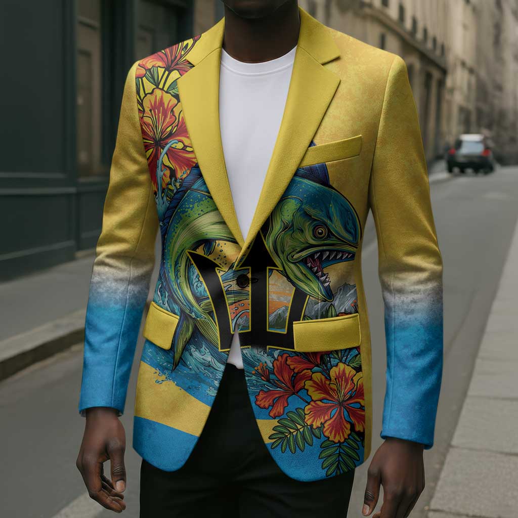Black Barbadians Mahi-mahi Trident Blazer