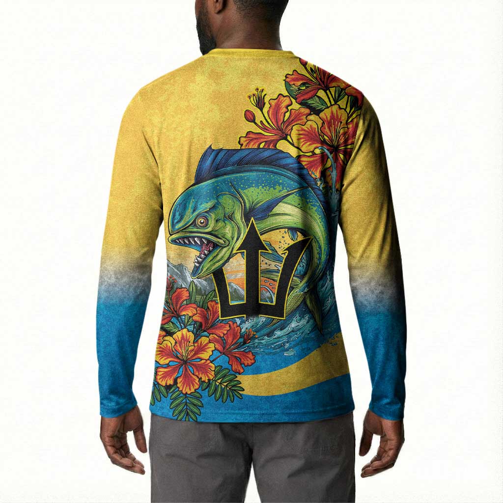 Black Barbadians Mahi-mahi Trident Button Sweatshirt