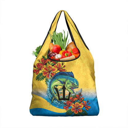 Black Barbadians Mahi-mahi Trident Grocery Bag - African Pride