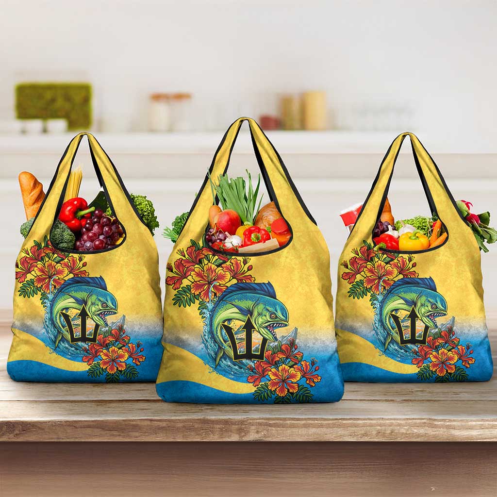 Black Barbadians Mahi-mahi Trident Grocery Bag - African Pride