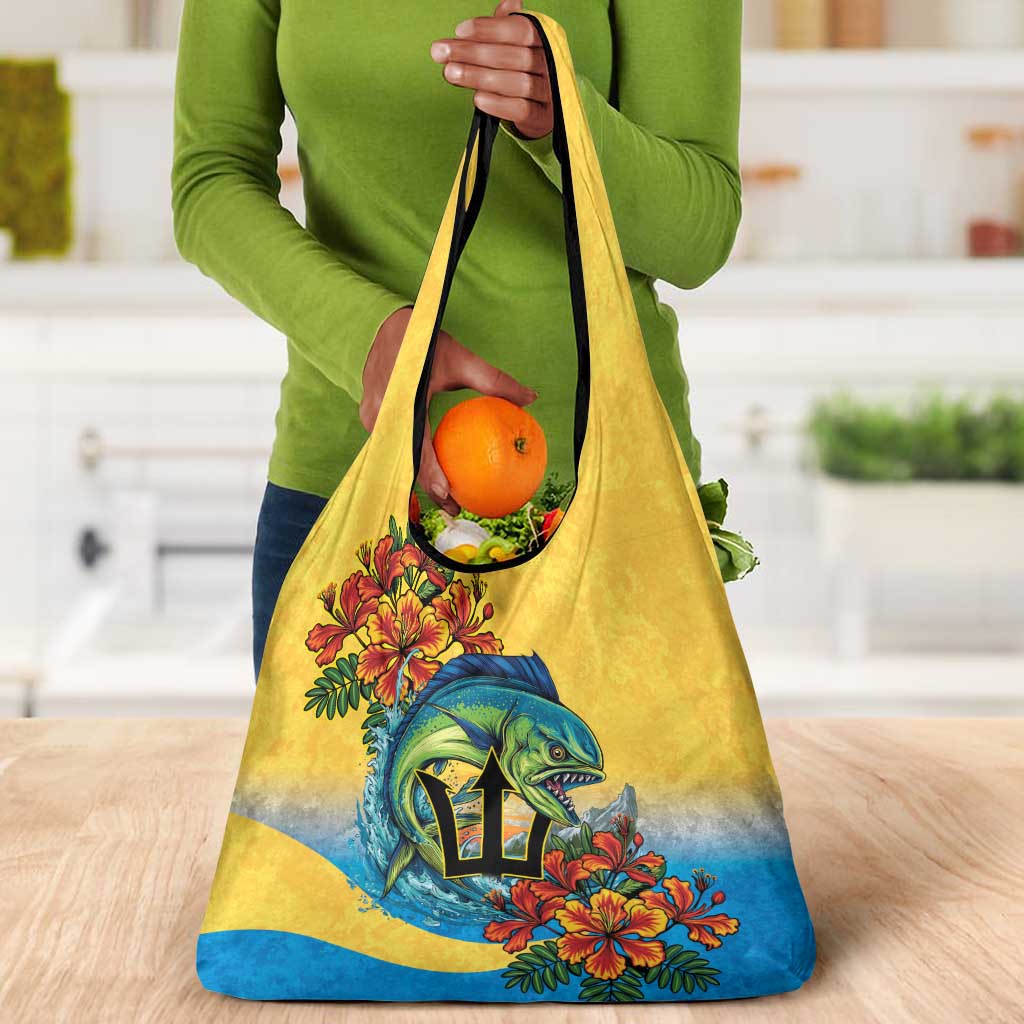 Black Barbadians Mahi-mahi Trident Grocery Bag - African Pride