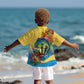 Black Barbadians Mahi-mahi Trident Kid Hawaiian Shirt - African Pride
